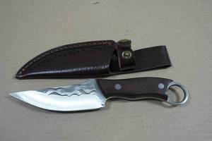 Carbon Steel Finger Hole 9 Knife