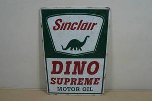 Vintage Style Metal Sign - Sinclair Motor Oil