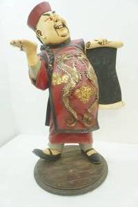 36 life sized Mandarin Chinese Waiter Statue