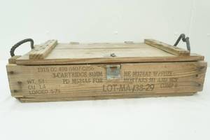 Authentic US Military Ammunition Crate
