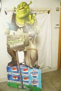 Shrek 2 Pepsi Sign 82 tall by 36 wide