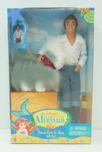 Disneys The Little Mermaid Prince Eric & Max Gift Set. UNOPENED. 1997