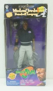 Vintage 1996 Space Jam Michael Jordan Baseball Leaguer Action Figure. UNOPENED