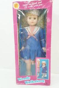 Vintage UNOPENED Wendy Walkalong Doll. 28 tall
