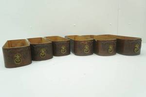 Antique Hand Carved Wooden Treadle Sewing Machine Drawers