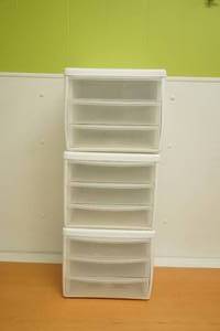 3ct 3 drawer Sterilite storage containers