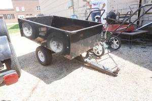Metal Pull Behind Cart with new tires.
