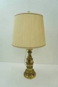 Vintage Brass Table Lamp 34 tall