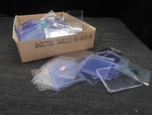CLEAR SLIPS AND CASES FOR COLLECTING TRADING CARDS