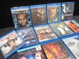 21 BLUE RAY DVDS