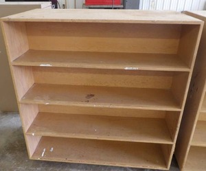 DOUBLE SIDED BOOK SHELF