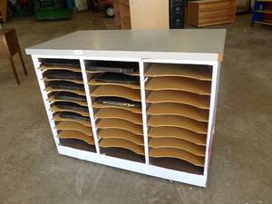 SLATTED STORAGE SHELF