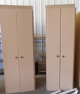 HEAVY DUTY TAN STORAGE SHELVES