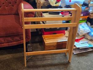Wooden Blanket  Quilt Stand