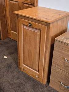 Wood Tilt-Out Trash Cabinet