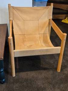 Brazilian Leather Sling Chair