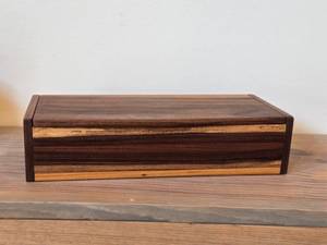 Flip-Top Wood Storage Box