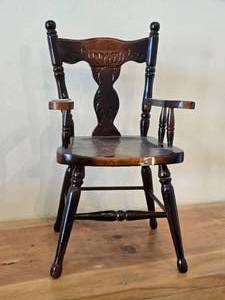 Vintage Wooden Doll Chair