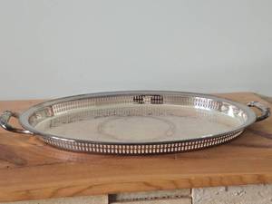 Gorham Heritage Silverplated Serving Platter  Tray