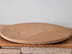 Lot of (1) Wooden Lazy Susan Turntable 23 12
