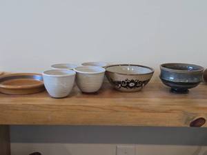 (6) Ceramic Bowls, (1) Stoneware Saucer by Dansk