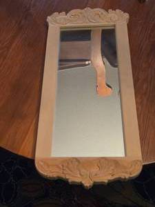 Handcarved Wood Wall Mirror