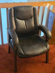 Leather Guest Armchair
