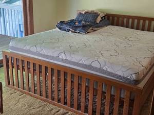 Wood King Size Bed