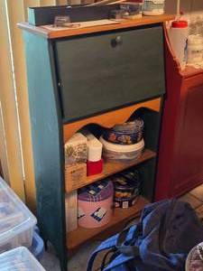Fold Down Top Cabinet 2-shelf