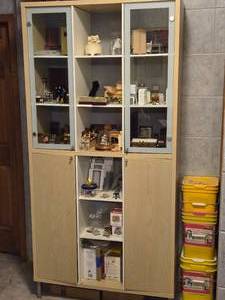 Ikea Magiker Wall Unit with Shelves and Storage Doors