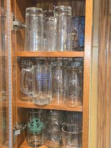 Lot of (1 Cupboard) Glasses and Beer Mugs