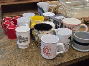 Lot of (17) Coffee Mugs  Cups (assorted)