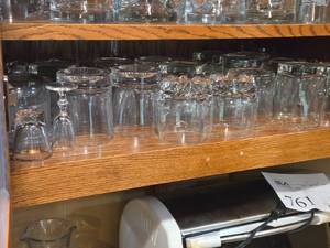 Lot of (1 Shelf) Tumbler Glasses