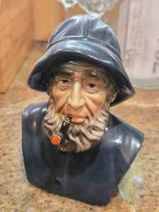 Mideramica Portugal Old Salt Ceramic Nautical Fisherman Bust