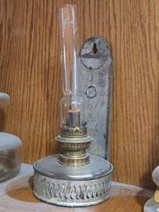 Vintage Wall Mount Oil Lamp
