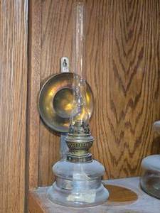 Vintage Wall Mount Oil Lamp