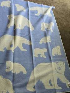 100% Pure New Wool Blanket by Scandinavian Explorer (Norway) 76 x 52