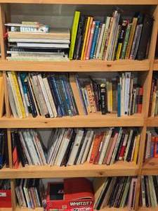 Lot of (4 Shelves) Books - Travel, Tiles, Farmhouses, French, Wicker, Art