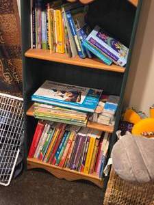Lot of (1 Bookcase) Books - Children, Educational, Pokemon, Bob Books