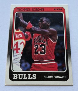 Michael Jordan 3rd Year 1988 Fleer #17 Vintage Basketball Card