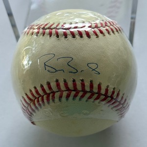Barry Bonds Autographed w Steiner COA Rawlings ONLB Coleman Baseball
