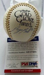 Byron Buxton Autographed w PSA DNA COA Rawlings Gold Glove Award Baseball