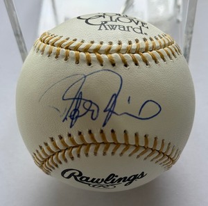 Rafael Palmeiro Autographed Rawlings Gold Glove Award Baseball
