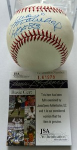 Juan Marichal Autofraphed and Inscribed HOF 83 w JSA COA Rawlings OMLB Selig Baseball