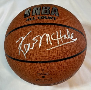Kevin McHale Autographed w PSA DNA COA NBA Full-Sized Basketball