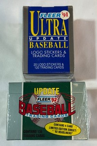 1991 and 1992 Fleer Update Baseball Card Sets - NewSealed