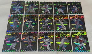 1998 Topps Lords of the Diamond Complete 15 Card Die Cut Baseball Set - Ken Griffey Jr., Chipper, A-Rod, Bonds, Sosa, McGwire, Maddux, and More