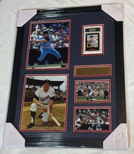Harmon Killebrew Autographed Card Custom Framed w Multiple Photos - Minnesota Twins Baseball
