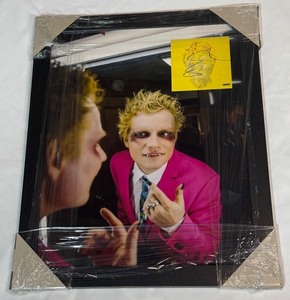 Ed Sheeran Autograph Custom Framed Piece w Photo from Bad Habits Music Video