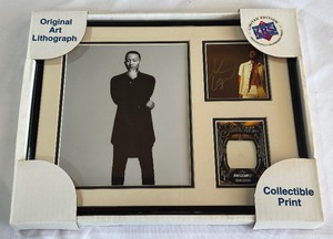 John Legend Autograph and Numberd Swatch Card Custom Framed 11x14